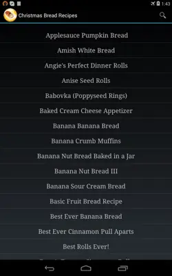 Christmas Bread Recipes android App screenshot 4